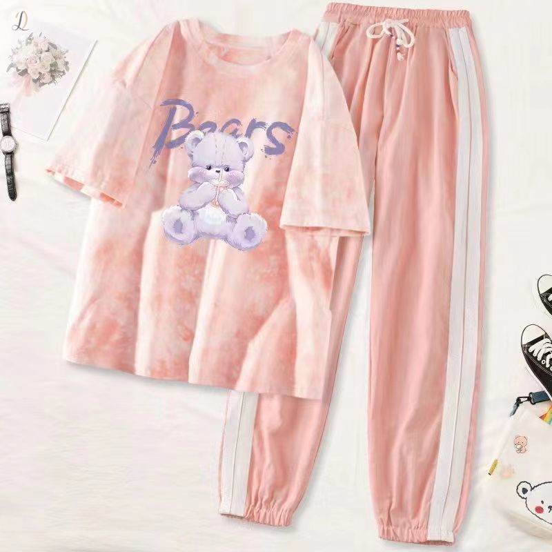 ピンク/トップス+ピンク/パンツ