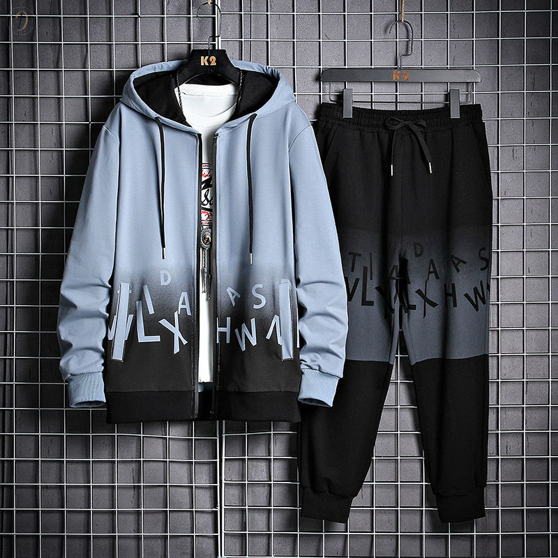 ブルー/ジャケット+ブラック/パンツ