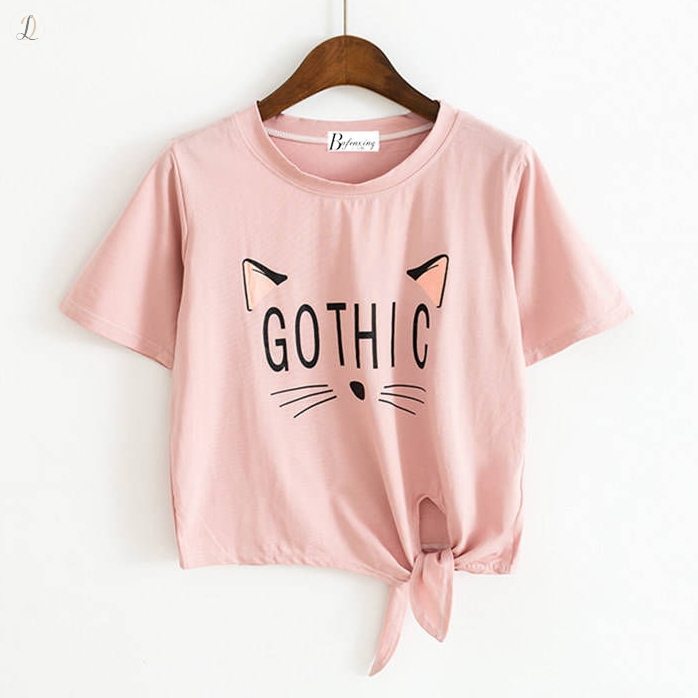 ピンク／Tシャツ／単品