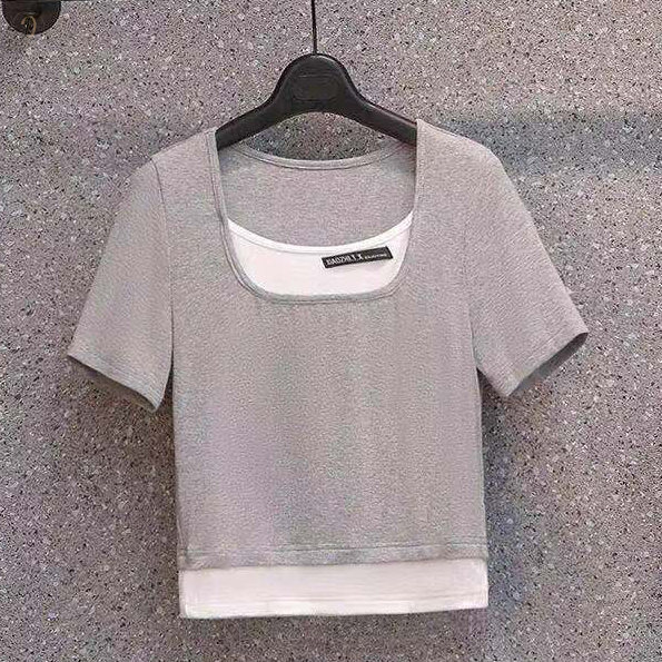 グレー/Tシャツ