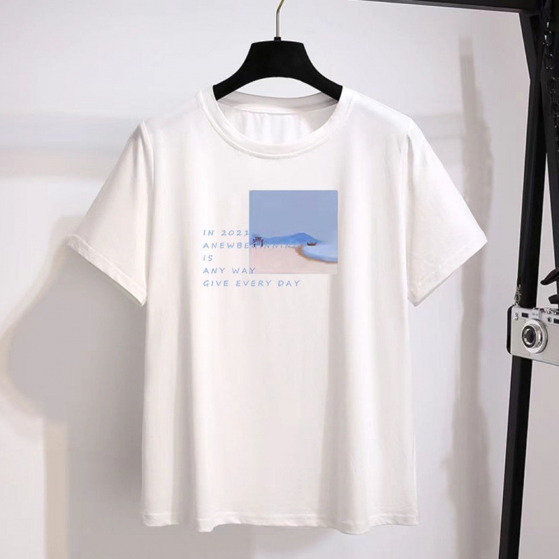 ホワイト/Tシャツ/単品