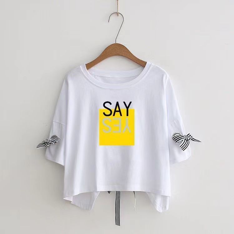 ホワイト/Tシャツ/単品